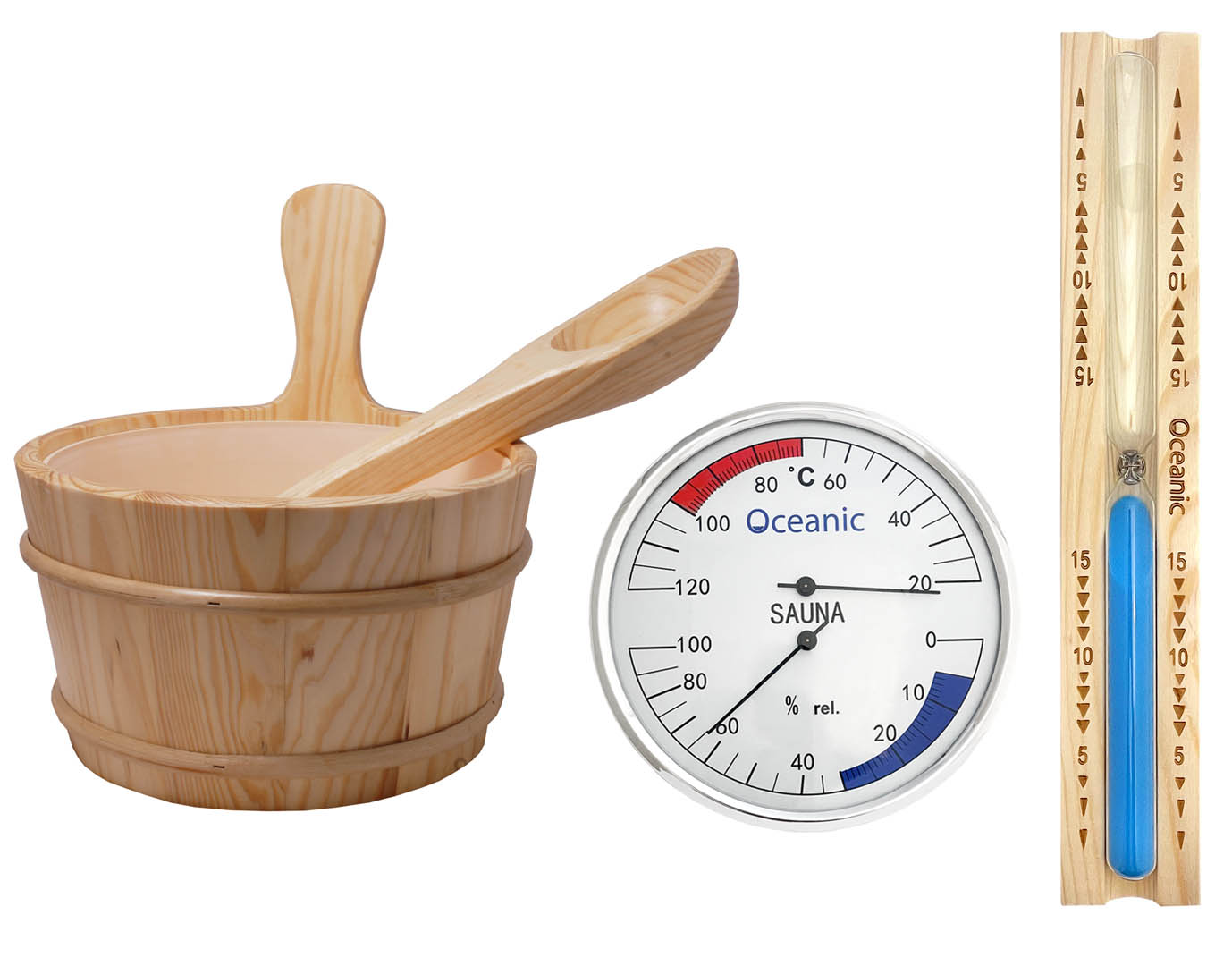 lot accessoires sauna standard